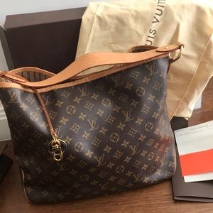 Louis Vuitton Delightful MM Bag Hobo 2015 Exc